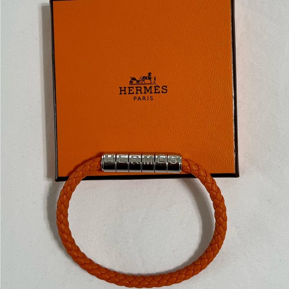 Hermes Goliath woven mens/unisex leather bracelet